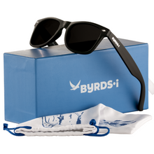 Load image into Gallery viewer, Kid Black Wayfarer Sunglasses