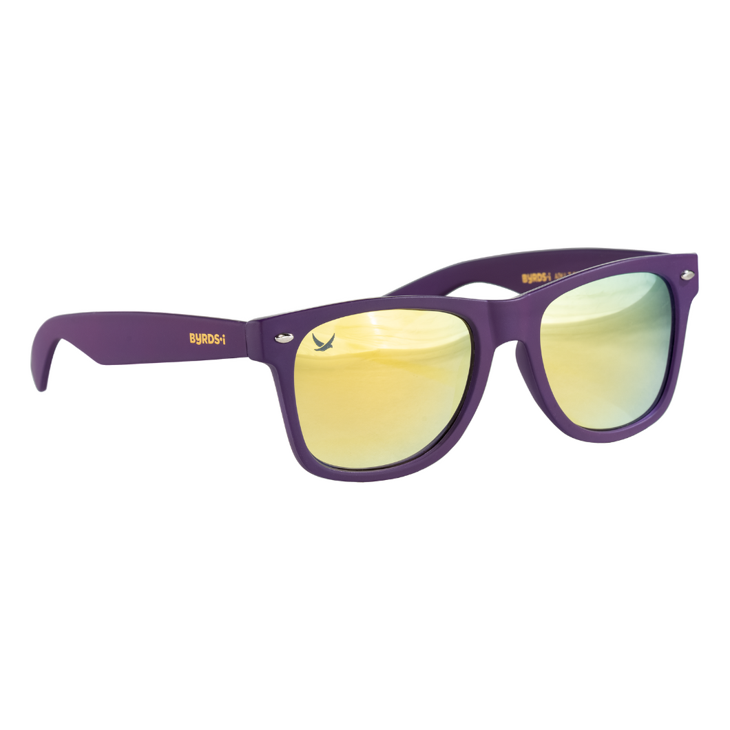 Geaux Wayfarer in Purple & Gold